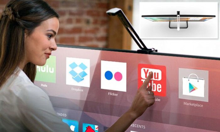 Touchjet wave tv adapter transforms tv into a huge touchscreen