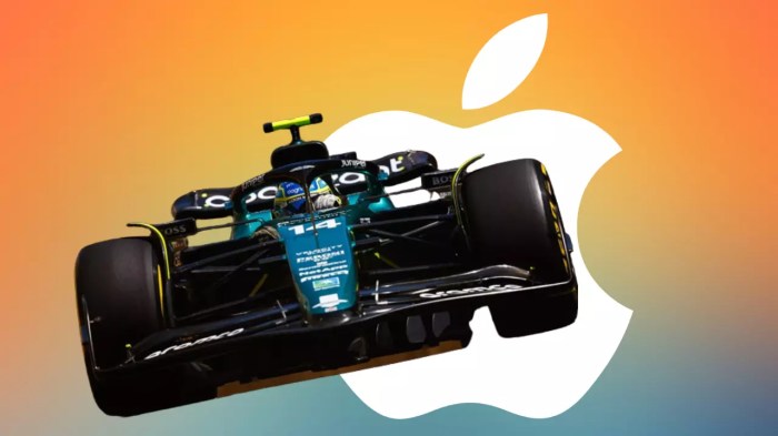 Apple bid on formula 1 racing