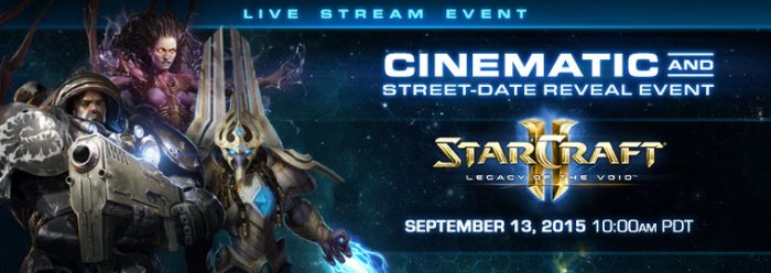 Sc2 legacy of the void premiere sept 13