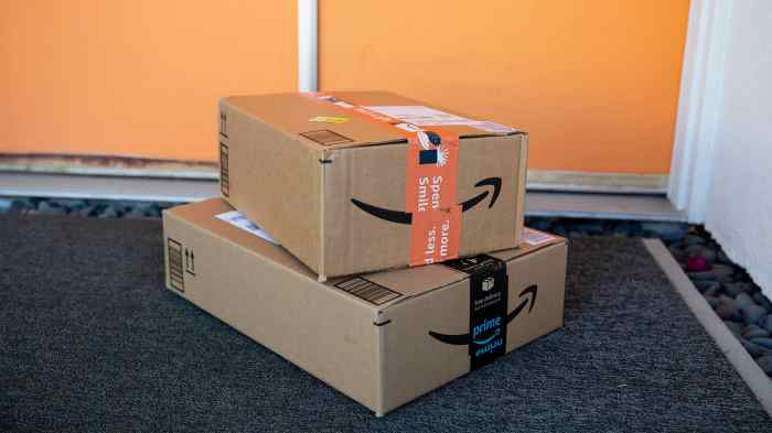 Amazon testing package pickup system