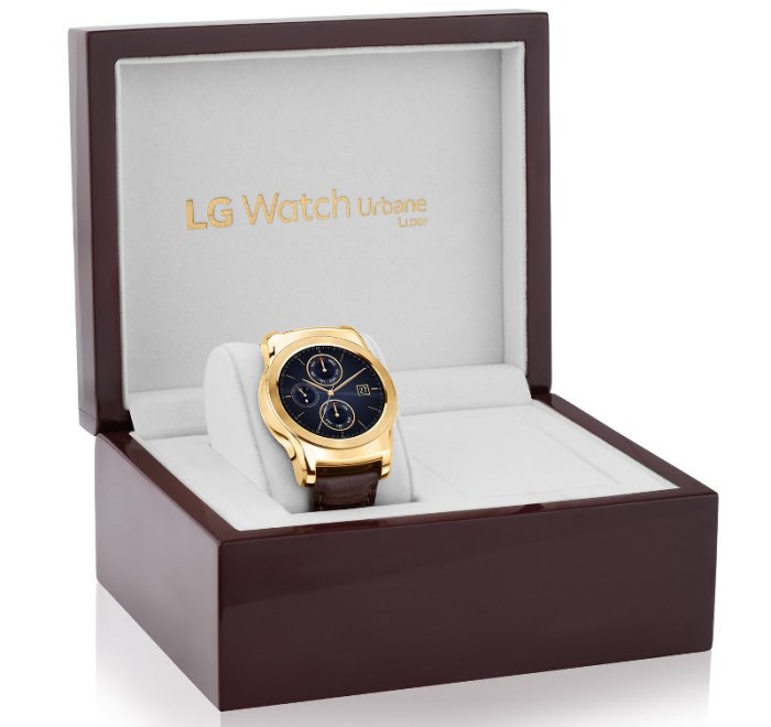 23 karat gold lg watch urbane luxe announced