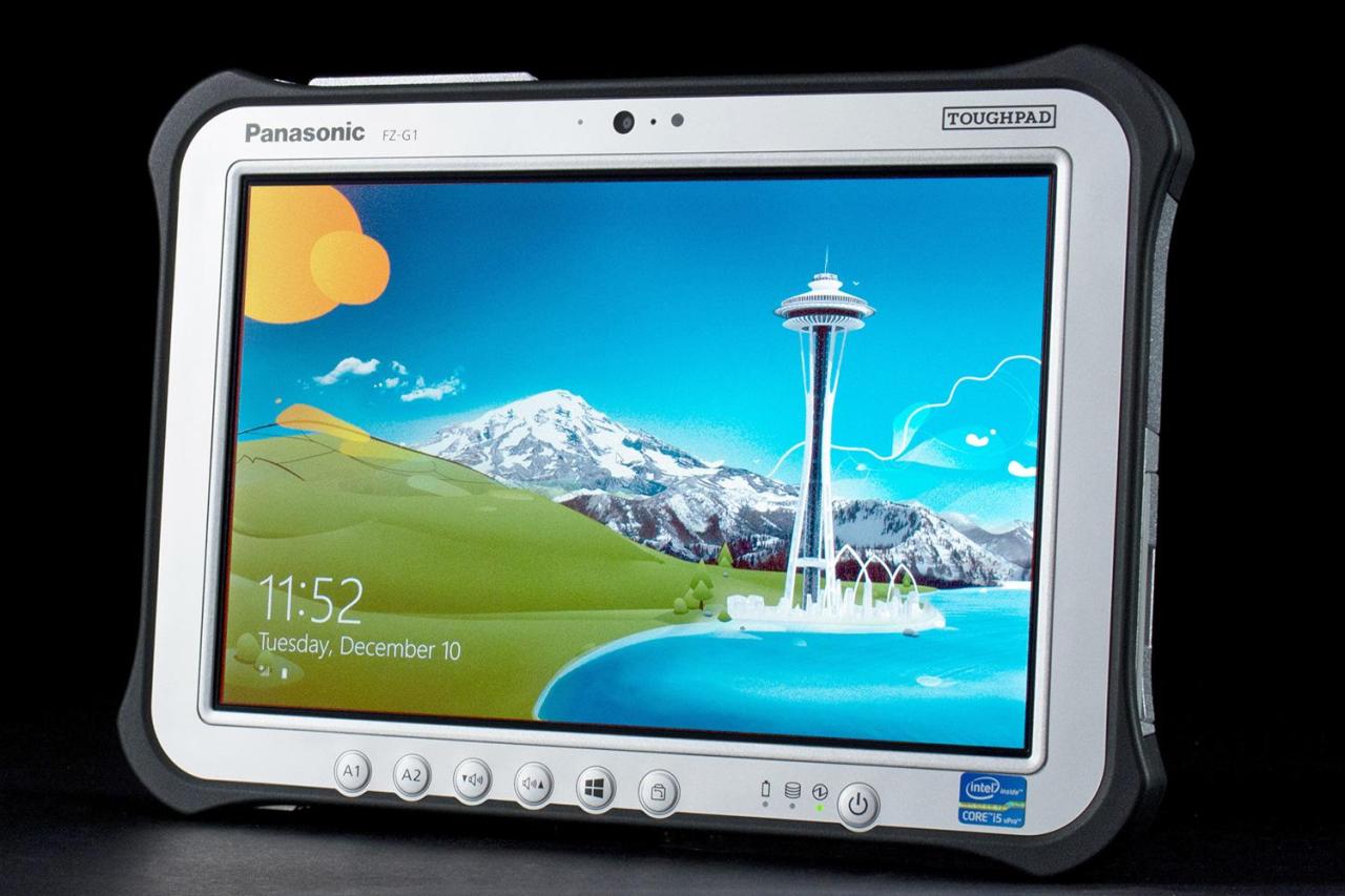 Panasonic rugged toughpad fz g1 tablet gets even better