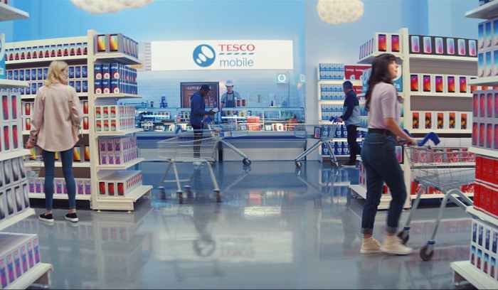 Tesco mobile lower phone bill for ads