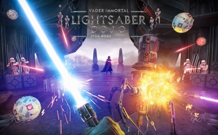 Star wars vr lightsaber game is free for everyone