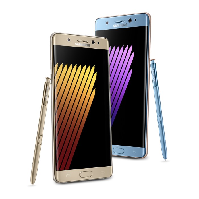 Galaxy note 7 upgraded note features