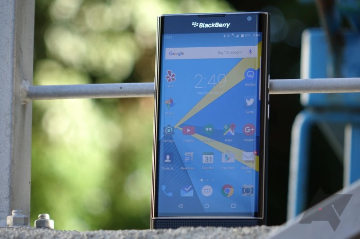 Att blackberry priv gets marshmallow update