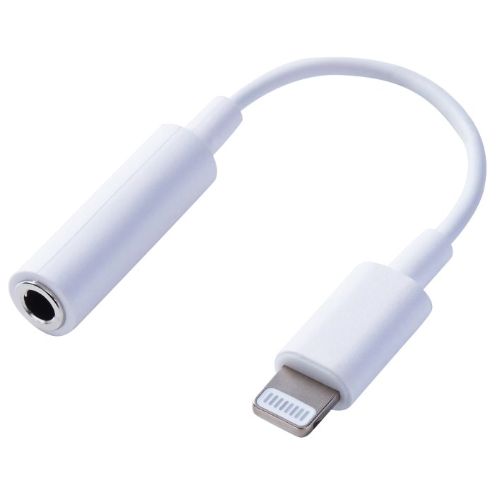 Iphone 7 standard earpods lightning adapter