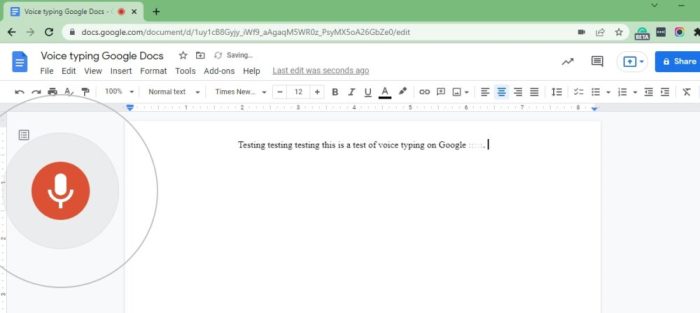 Google docs search integration voice recognition